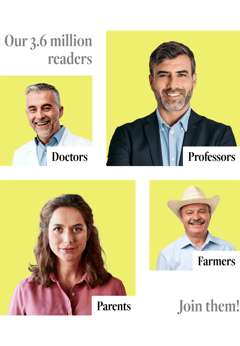 A mosaic of people who represent different professions